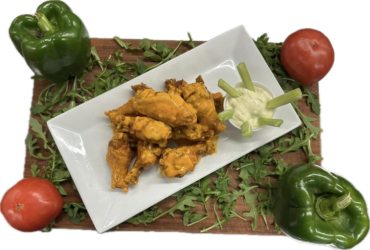 10 non breaded Wings